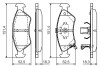 Kia гальмівні колодки дискові пров. clarus 96-99 BOSCH 0986424725 (фото 5)