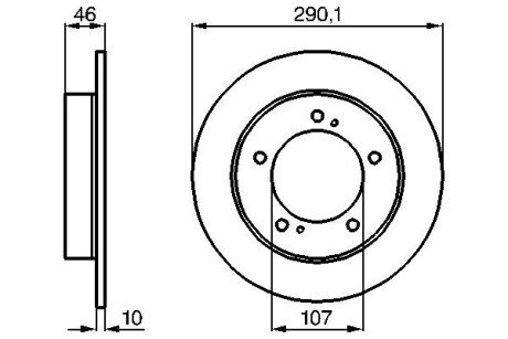 Тормозной диск BOSCH 0 986 478 377