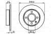 Тормозной диск BOSCH 0 986 478 501 (фото 1)