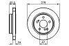 Db тормозной диск задн.w124/203/210 3.6/4.2 BOSCH 0986479133 (фото 1)