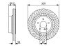 Диск тормозной BOSCH 0 986 479 654 (фото 1)