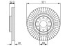 Тормозной диск BOSCH 0 986 479 690 (фото 1)