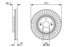 Тормозной диск BOSCH 0 986 479 786 (фото 1)