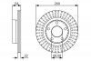 Тормозной диск BOSCH 0 986 479 A42 (фото 2)