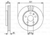 Гальмівний диск (передній) opel insignia a 08- (321x30) BOSCH 0 986 479 C16 (фото 6)