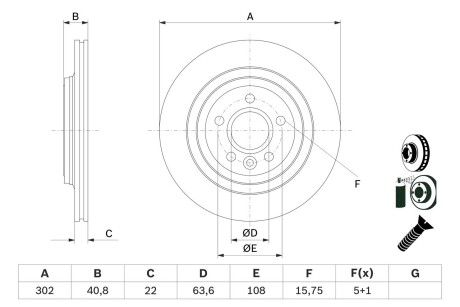 Тормозные диски BOSCH 0986479E85