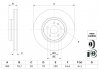 Гальмівний диск tesla model s "fd=355mm" 14>> BOSCH 0986479G54 (фото 1)