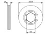 Диск тормоз.передн. mazda e van 97- BOSCH 0986479R37 (фото 1)