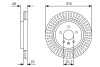 Тормозной диск BOSCH 0 986 479 U65 (фото 1)