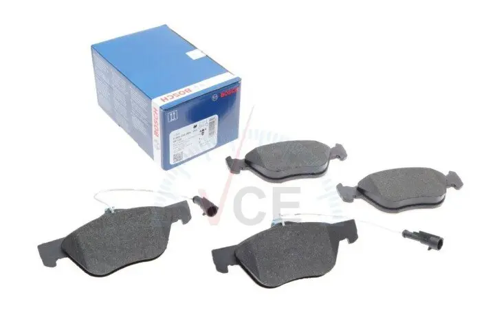 Комплект гальмівних колодок, дискове гальмо BOSCH 0 986 494 004 (фото 1)