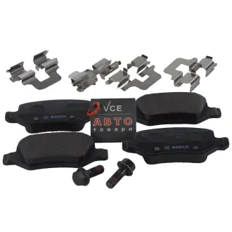 Комплект гальмівних колодок, дисковий гальмо BOSCH 0 986 494 023