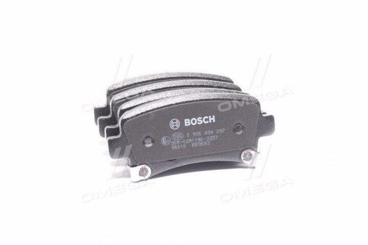 Комплект тормозных колодок, дисковый тормоз BOSCH 0 986 494 297 (фото 1)