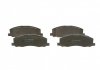 Комплект тормозных колодок, дисковый тормоз BOSCH 0 986 494 298 (фото 3)