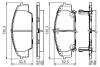 Гальмівні колодки BOSCH 0986494311 (фото 1)