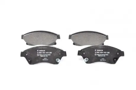 Комплект гальмівних колодок, дискове гальмо BOSCH 0 986 494 433