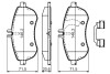 Гальмівні колодки BOSCH 0986494593 (фото 5)