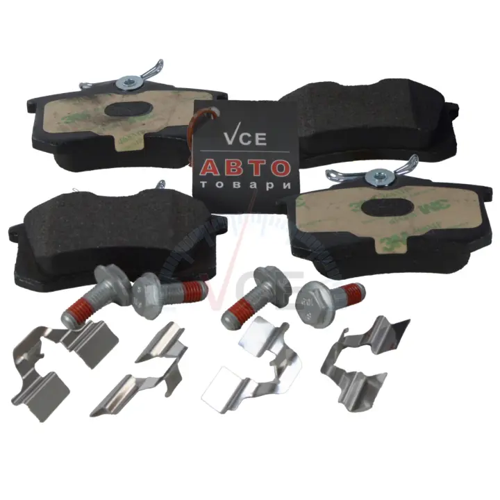 Комплект тормозных колодок, дисковый тормоз BOSCH 0 986 494 596 (фото 1)