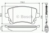 Комплект гальмівних колодок, дискове гальмо BOSCH 0 986 494 669 (фото 1)