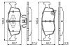 Комплект тормозных колодок, дисковый тормоз BOSCH 0 986 494 687 (фото 7)