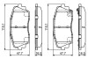 Тормозные колодки BOSCH 0986494688 (фото 7)