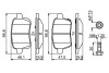 Комплект тормозных колодок, дисковый тормоз BOSCH 0 986 494 825 (фото 7)