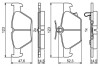 Комплект тормозных колодок, дисковый тормоз BOSCH 0 986 494 836 (фото 7)