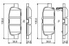 Комплект тормозных колодок, дисковый тормоз BOSCH 0 986 494 857 (фото 7)