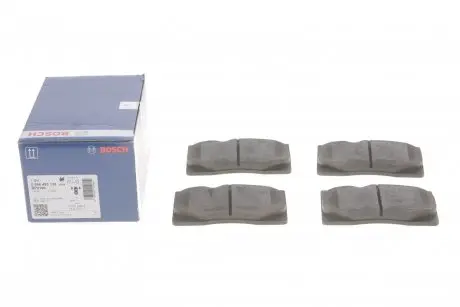 Комплект тормозных колодок, дисковый тормоз BOSCH 0 986 495 138