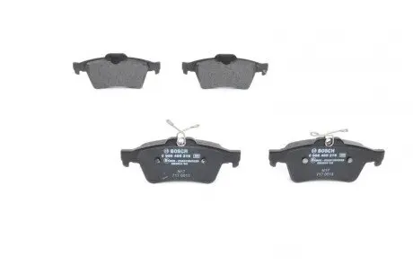 Комплект тормозных колодок, дисковый тормоз BOSCH 0 986 495 216