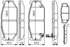 Suzuki гальмівні колодки передн.swift iii 05- BOSCH 0986495308 (фото 1)