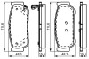 Комплект тормозных колодок, дисковый тормоз BOSCH 0 986 495 315 (фото 1)