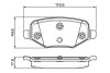 Ford колодки тормоза. задн. explorer (usa) 3.5 10- BOSCH 0986495385 (фото 1)