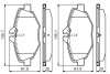 Тормоза. цв. пер. w211 e-klasa 02- с датч. BOSCH 0986495433 (фото 1)