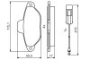 Fiat тормозные колодки передние punto 93- BOSCH 0986495475 (фото 1)