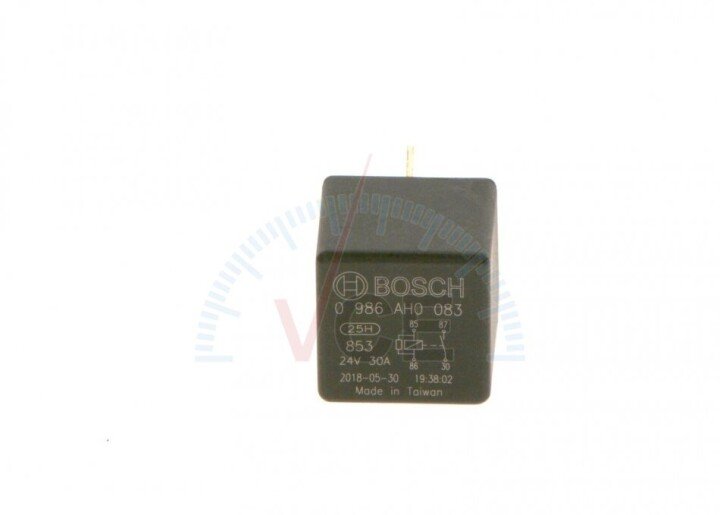 Реле 12v 30a (4-х конт) BOSCH 0986AH0083 (фото 1)