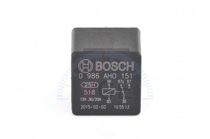 Микро реле 5конт. (универс.) 30/20а BOSCH 0986AH0151 (фото 1)