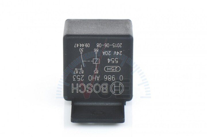 Микро реле 5-конт. 24v 20a BOSCH 0986AH0253 (фото 1)