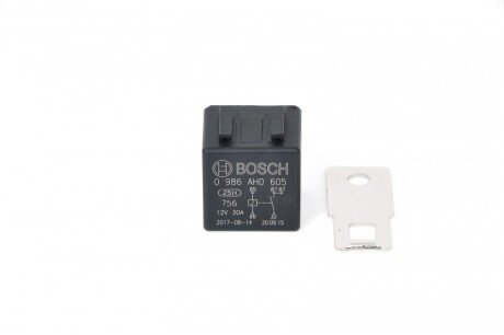 Реле, робочий струм, реле BOSCH 0 986 AH0 605