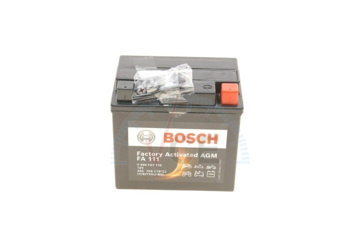 Акумулятор 4Ah-12v EN70 AGM BOSCH 0986FA1110 (фото 1)