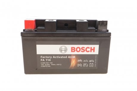 Акумулятор 8,6Ah-12v EN150 AGM BOSCH 0986FA1140