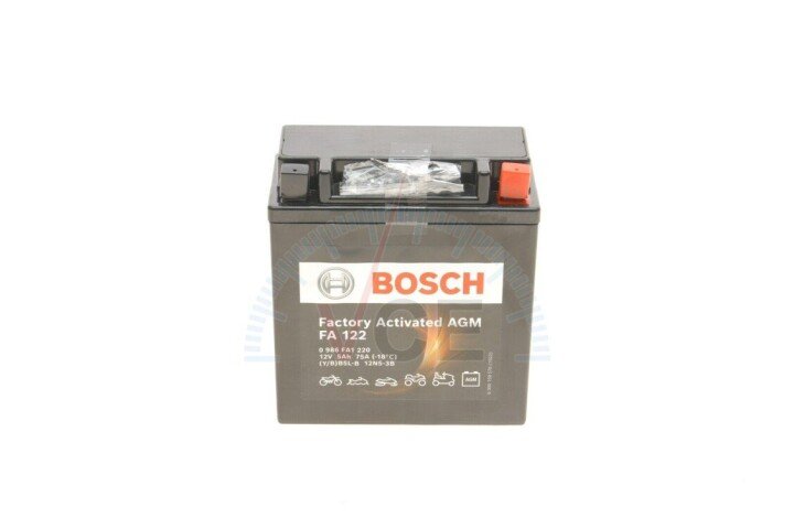 Аккумулятор 5Ah-12v EN75 FA122 AGM BOSCH 0986FA1220 (фото 1)