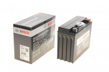 Акумуляторна батарея 21ah/330a (205x87x162/+r/b0) (agm) factory activated agm BOSCH 0986FA1230