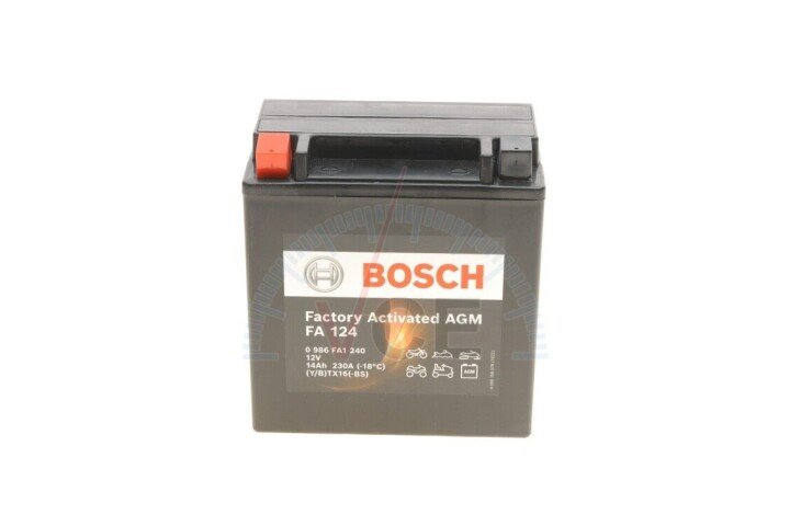 Акумулятор 14Ah-12v EN230 AGM BOSCH 0986FA1240 (фото 1)