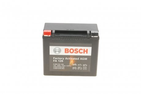 Акумулятор 18Ah-12v EN310 AGM BOSCH 0986FA1260