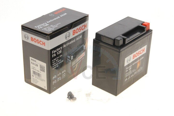 Акумулятор 9Ah-12v EN100 AGM BOSCH 0986FA1280 (фото 1)