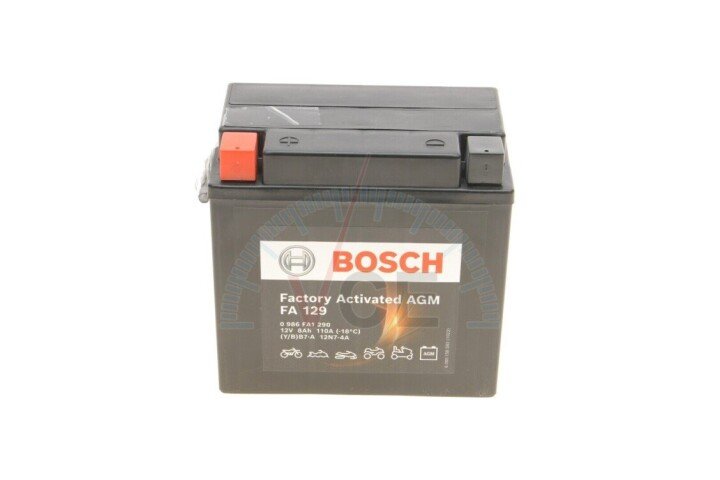 Акумулятор 8Ah-12v EN110 AGM BOSCH 0986FA1290 (фото 1)