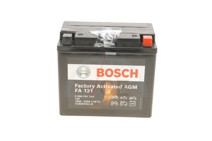 Акумулятор 19Ah-12v EN220 AGM BOSCH 0986FA1310 (фото 1)