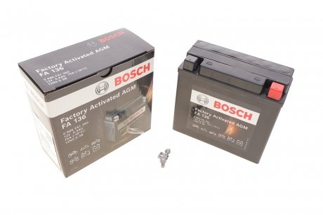 Акумуляторна батарея 5.5ah/75a (135x60x130/+r/b0) factory activated agm BOSCH 0986FA1360