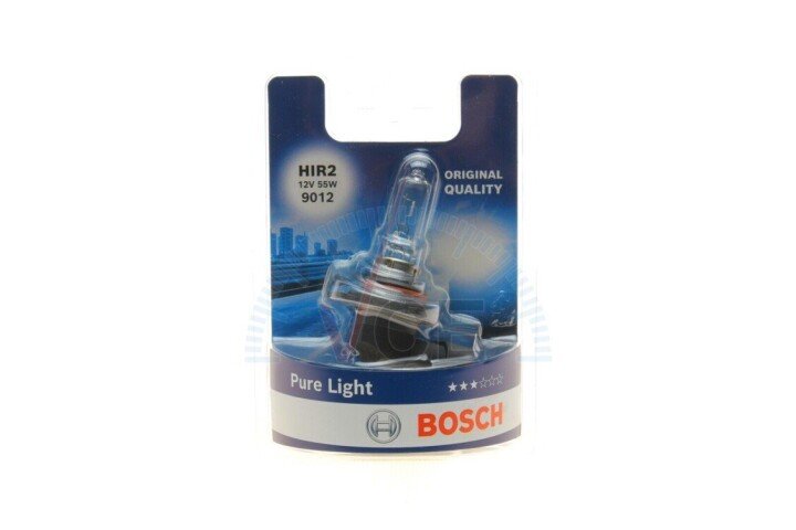 Автолампа hir2 12v 55w px22d pure light BOSCH 1 987 301 039 (фото 1)