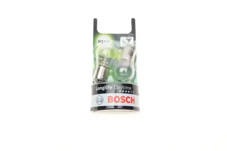 Автолампа longlife daytime p21w ba15s 21 w прозрачная BOSCH 1987301050